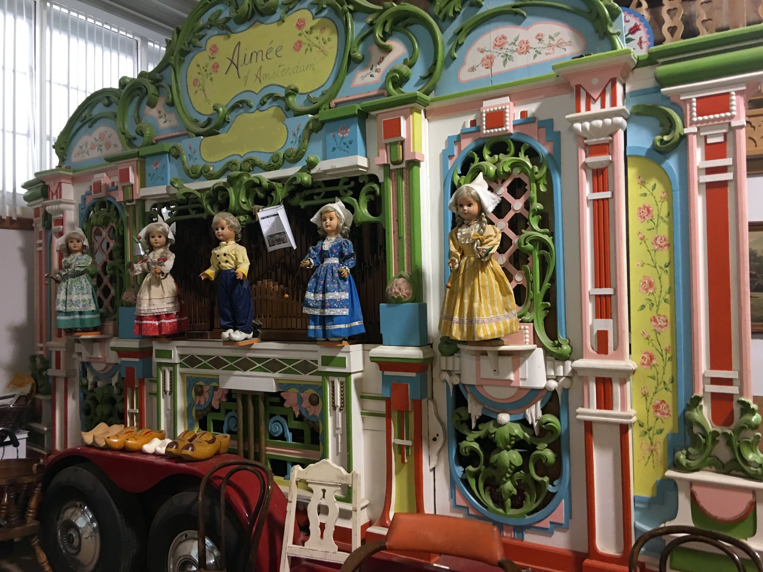 The dutch street organ. You can see the video of it playing here.