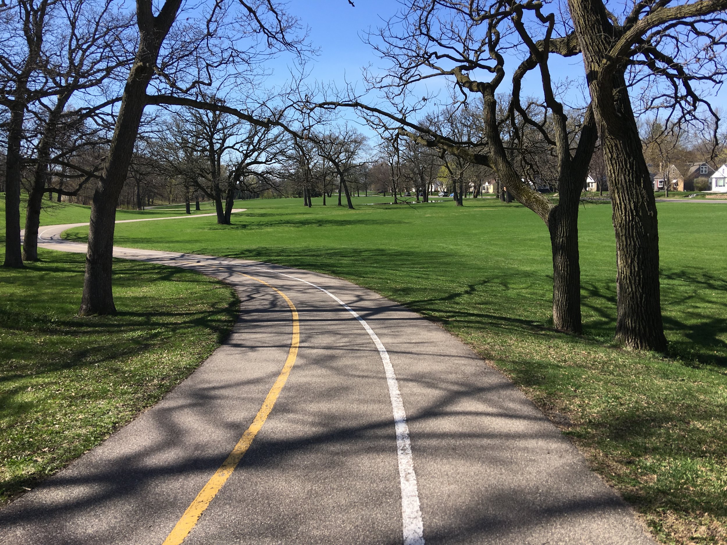 Part of the Grand Rounds park system that runs through North Minneapolis