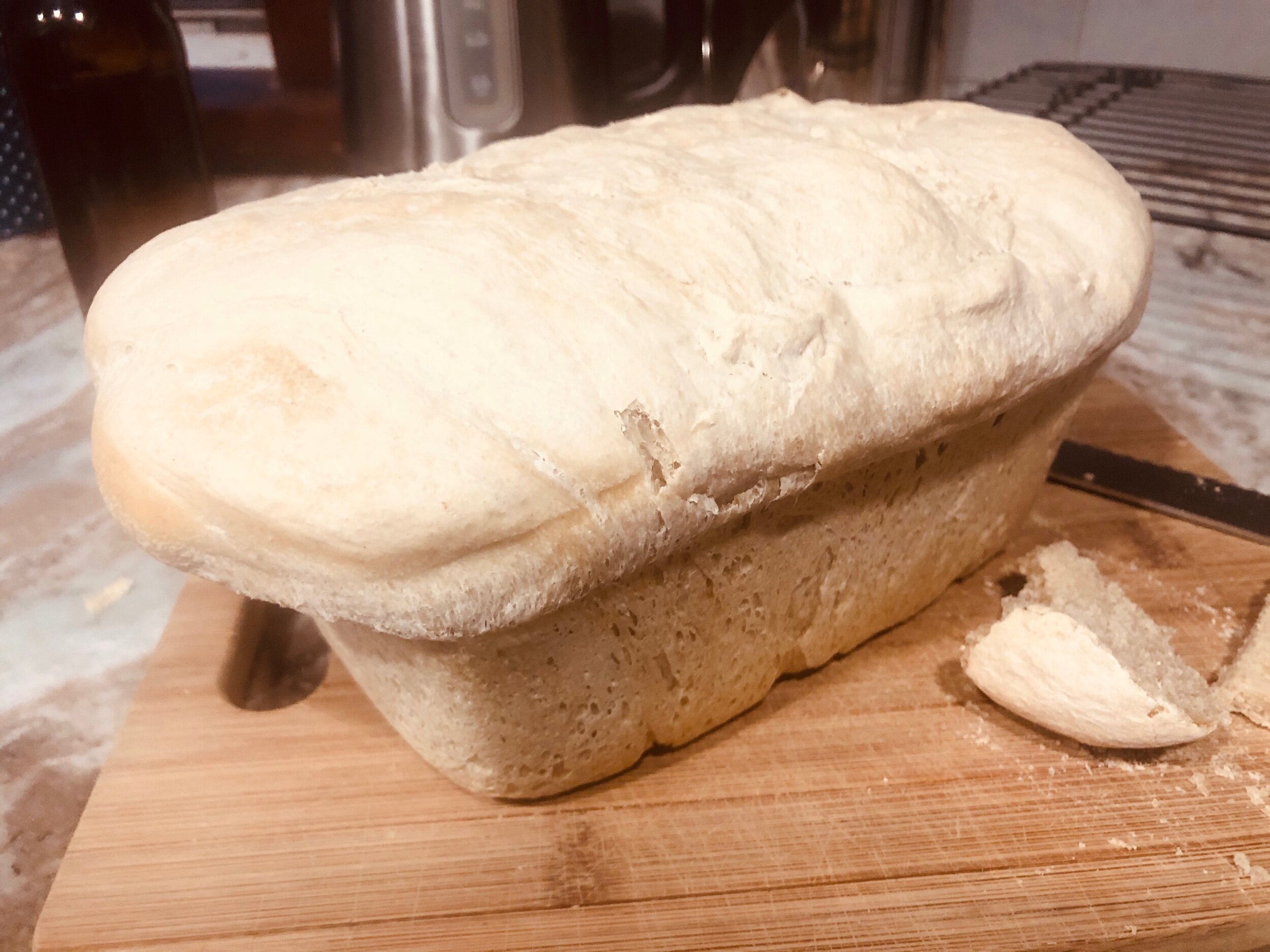 Sandwich bread using the homemade yeast