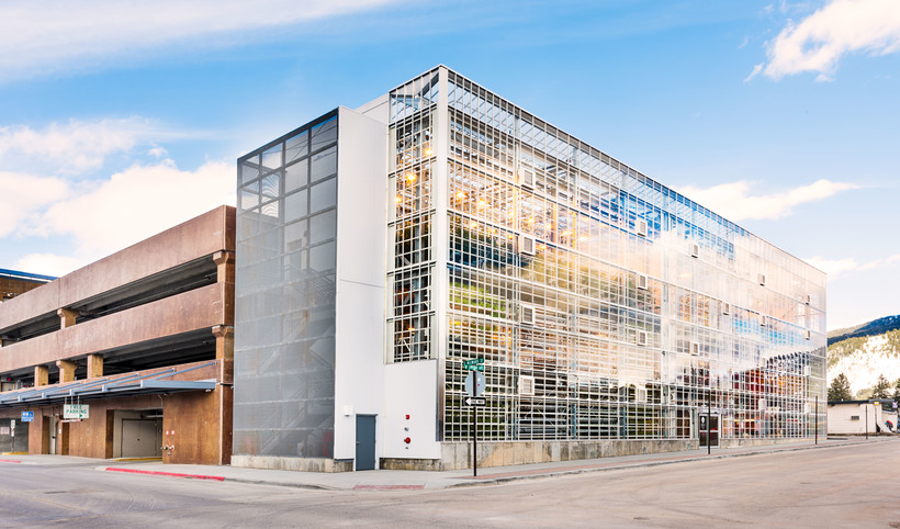 The Jackson, Wyoming vertical garden (photo courtesy of the Huffington Post)