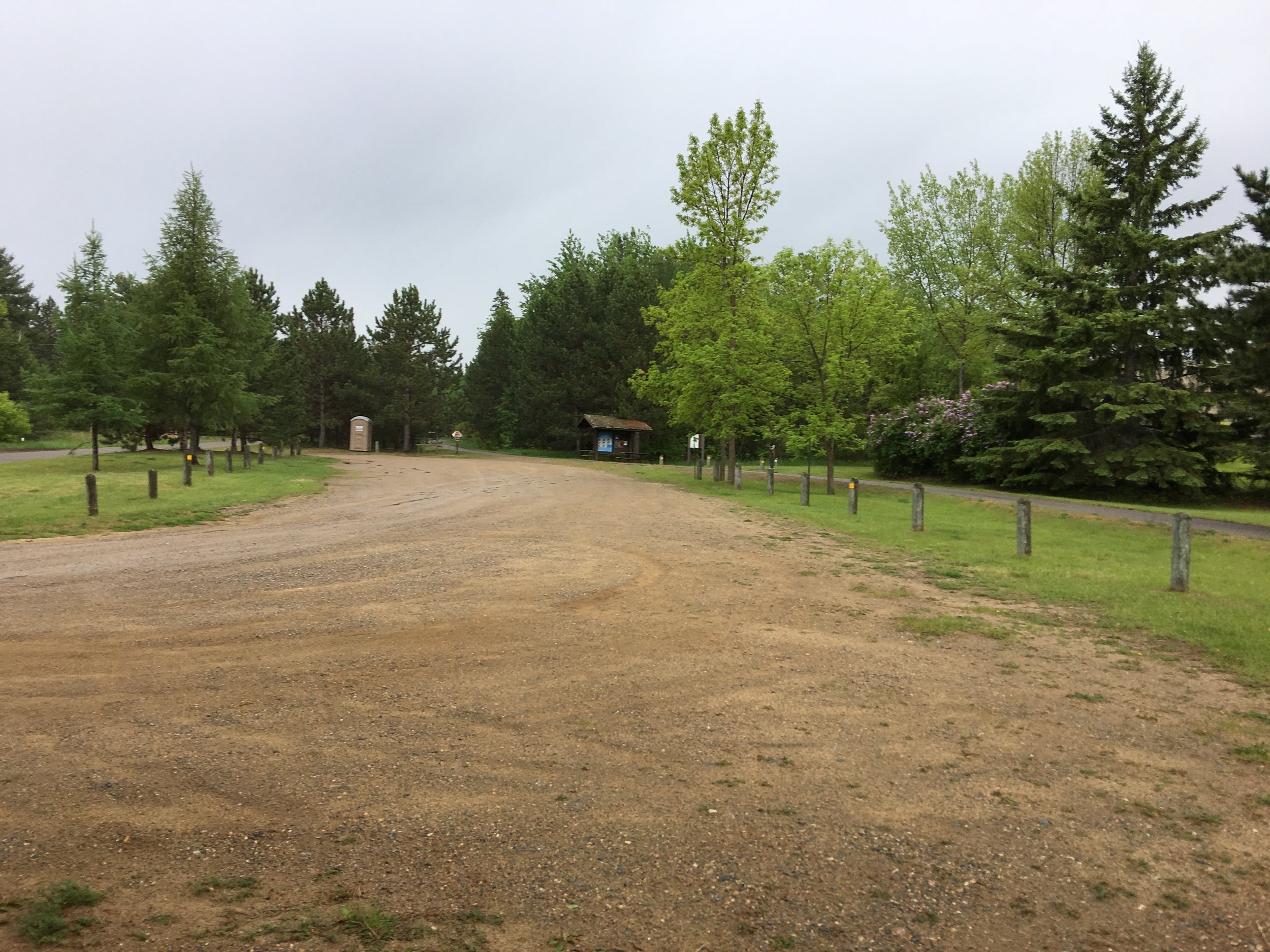 Trail stop just south of Walker