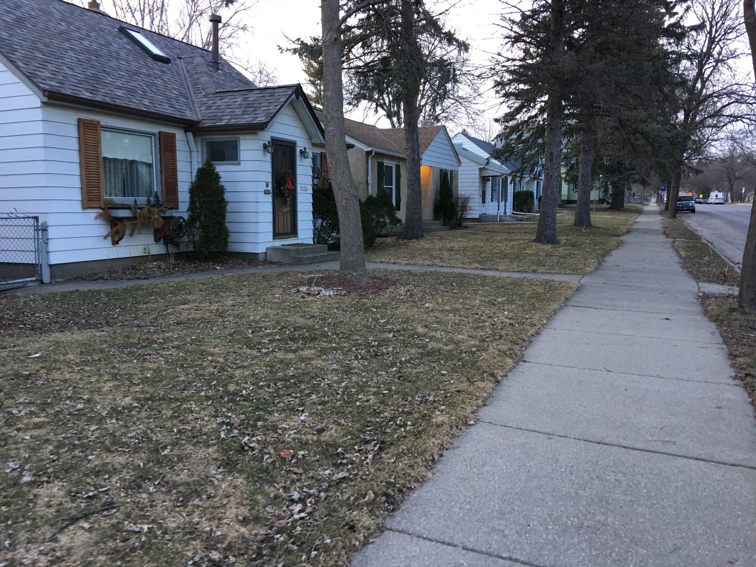 examples of the revival architecture prolific throughout the neighborhood with small front yards