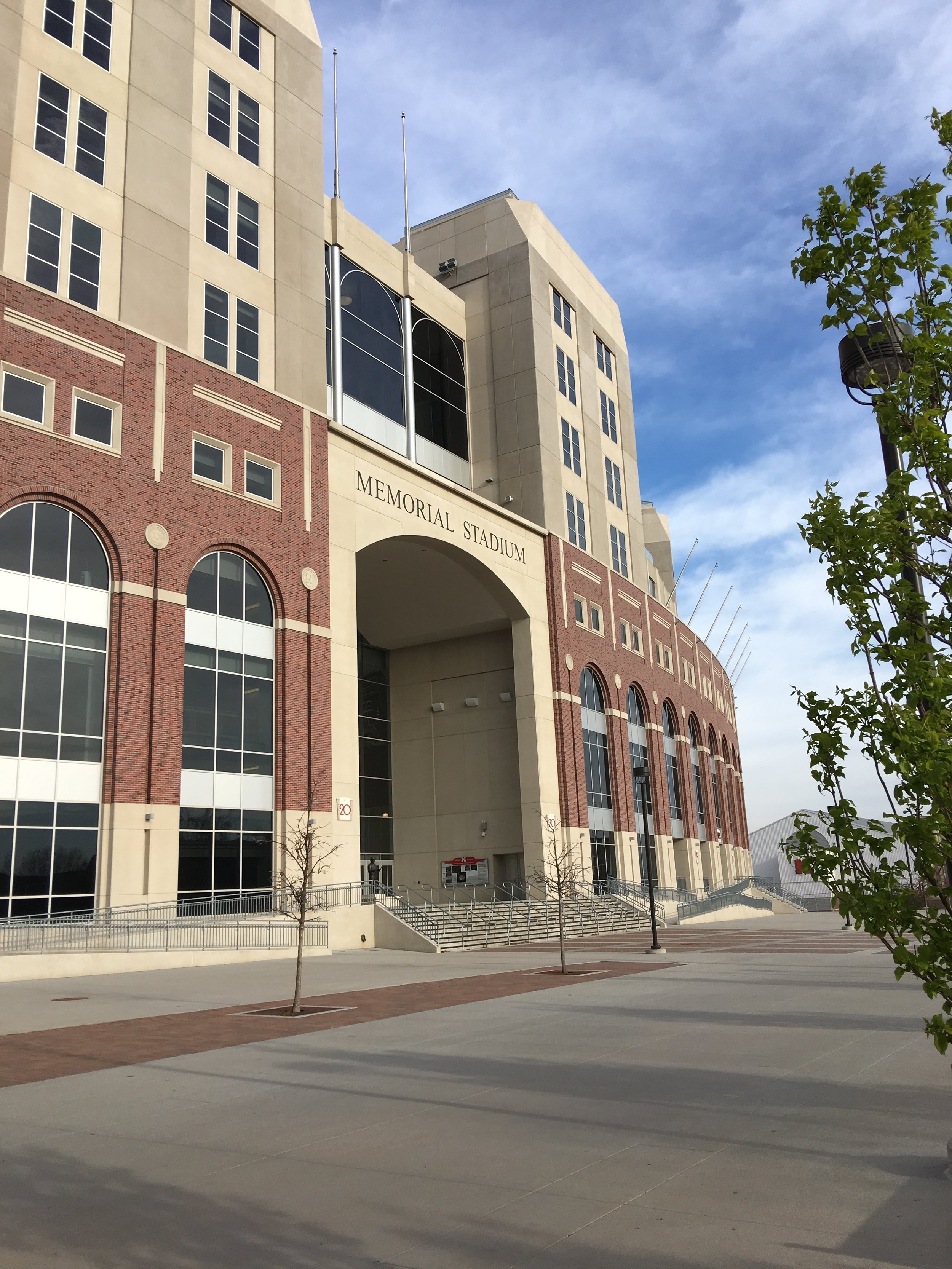 Main entrance to the stadium